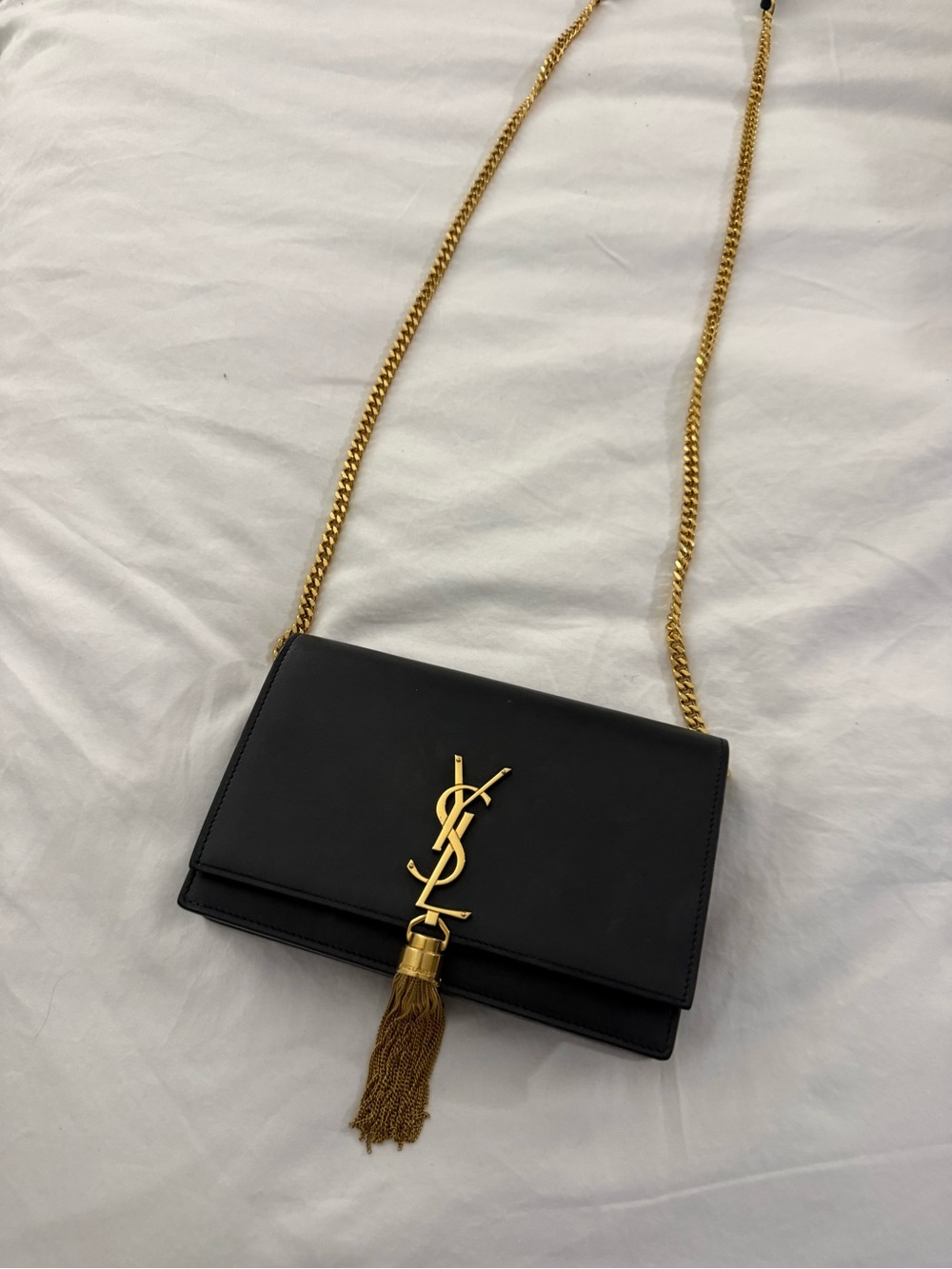 Authentic YSL small tassel bag